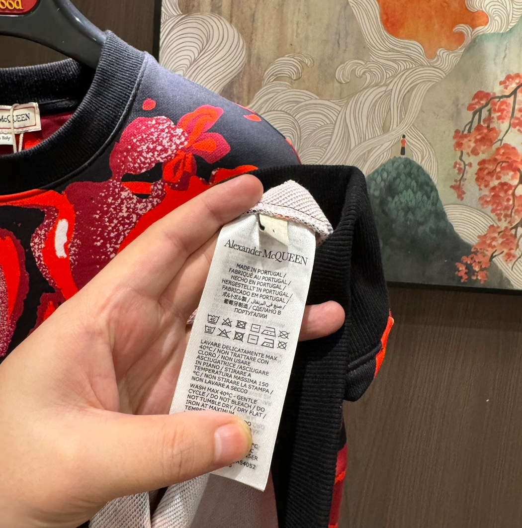 Sweatshirt Alexander McQueen para hombre ghost fire