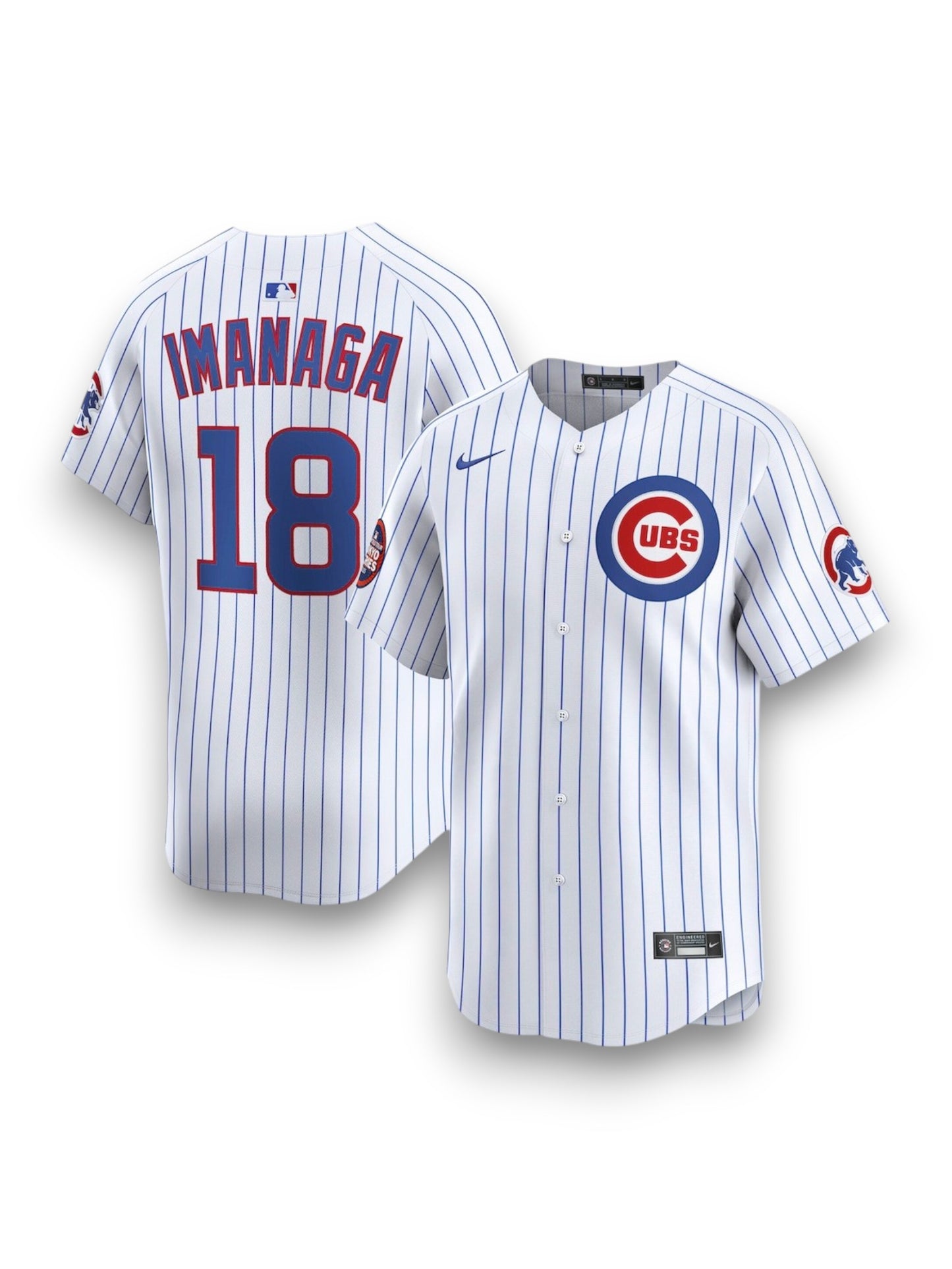 Jersey Nike Blanca Chicago Cubs Tokio Series 2025