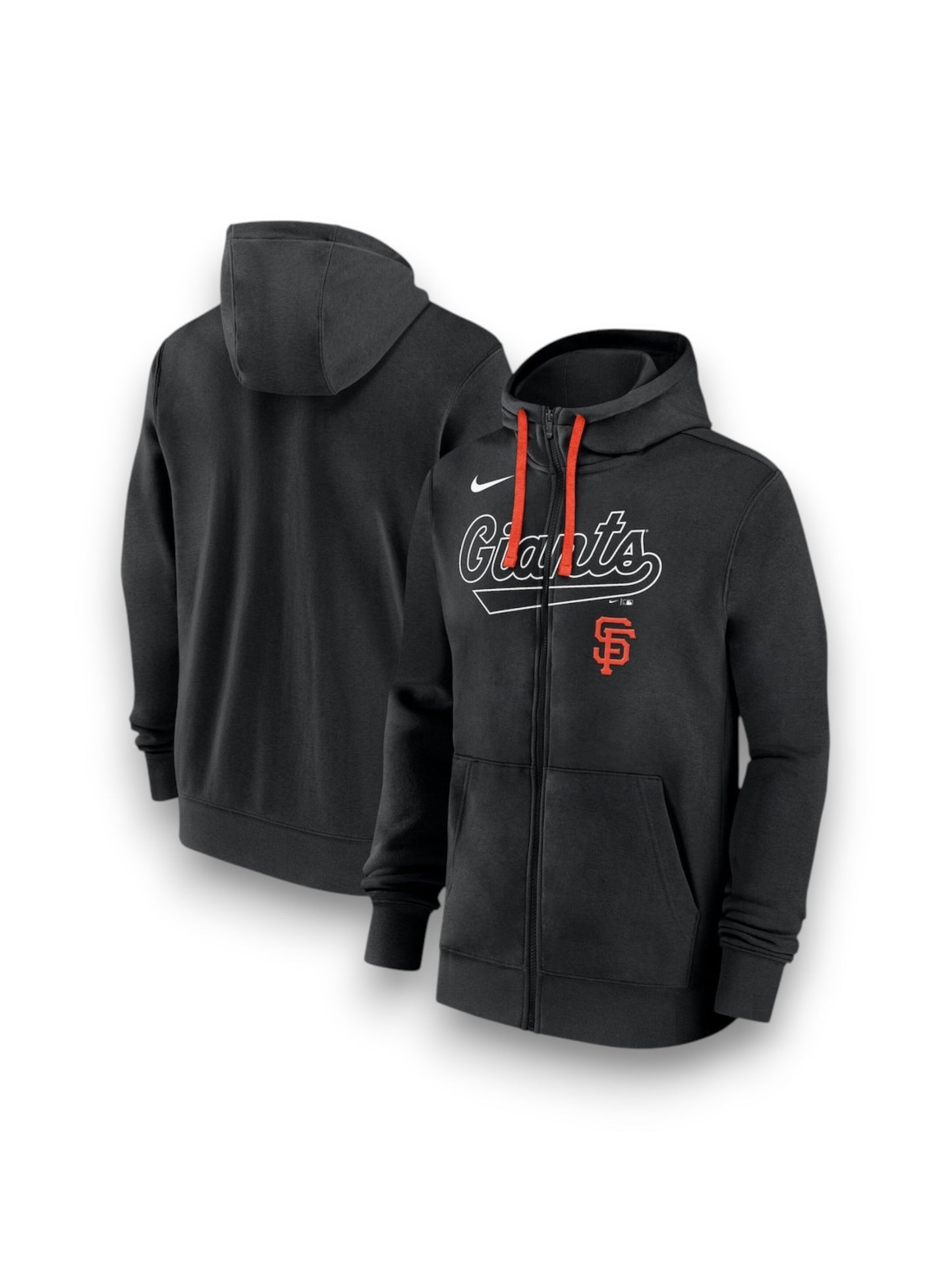 Sudadera Negra Nike San Francisco Giants Knockout Script Full-Zip