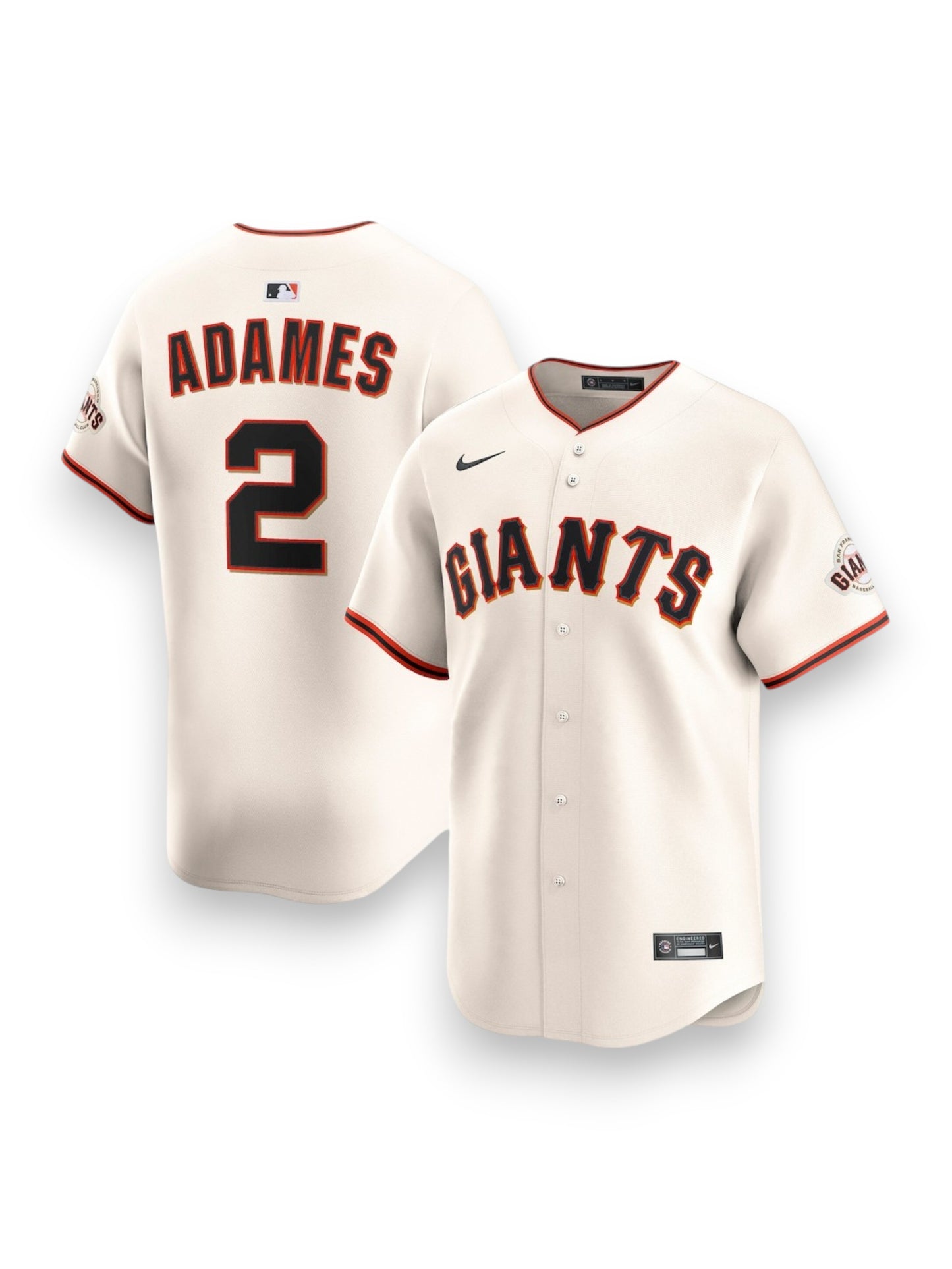 Jersey Nike Crema San Francisco Giants Limited Player