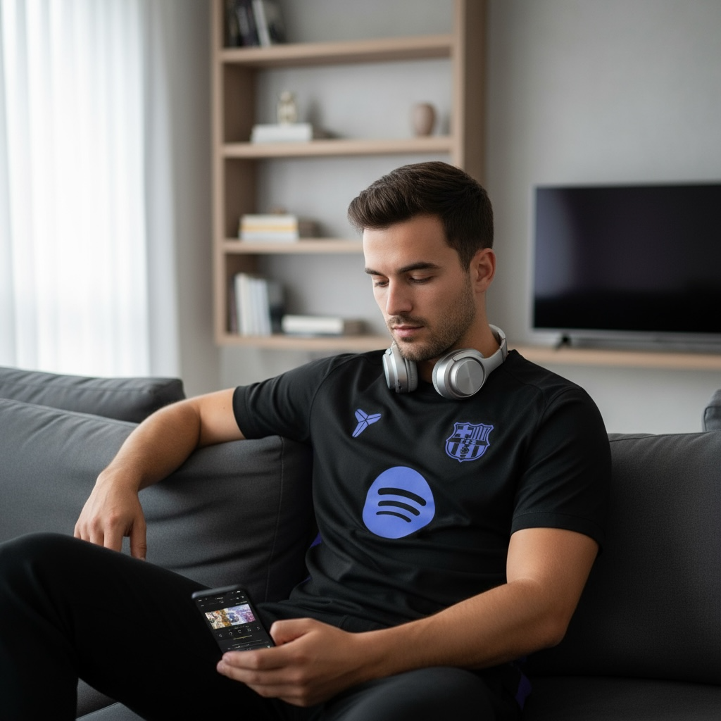 Nike JSY Barcelona FC visita afición by Mamba para hombre, regular fit 25/26