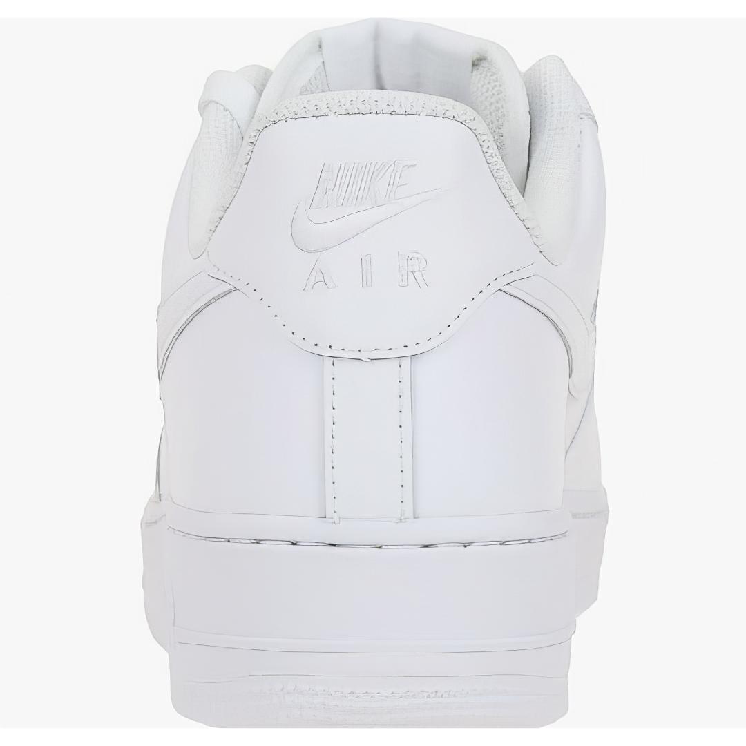 Nike Air force one low top sneakers white unisex wide