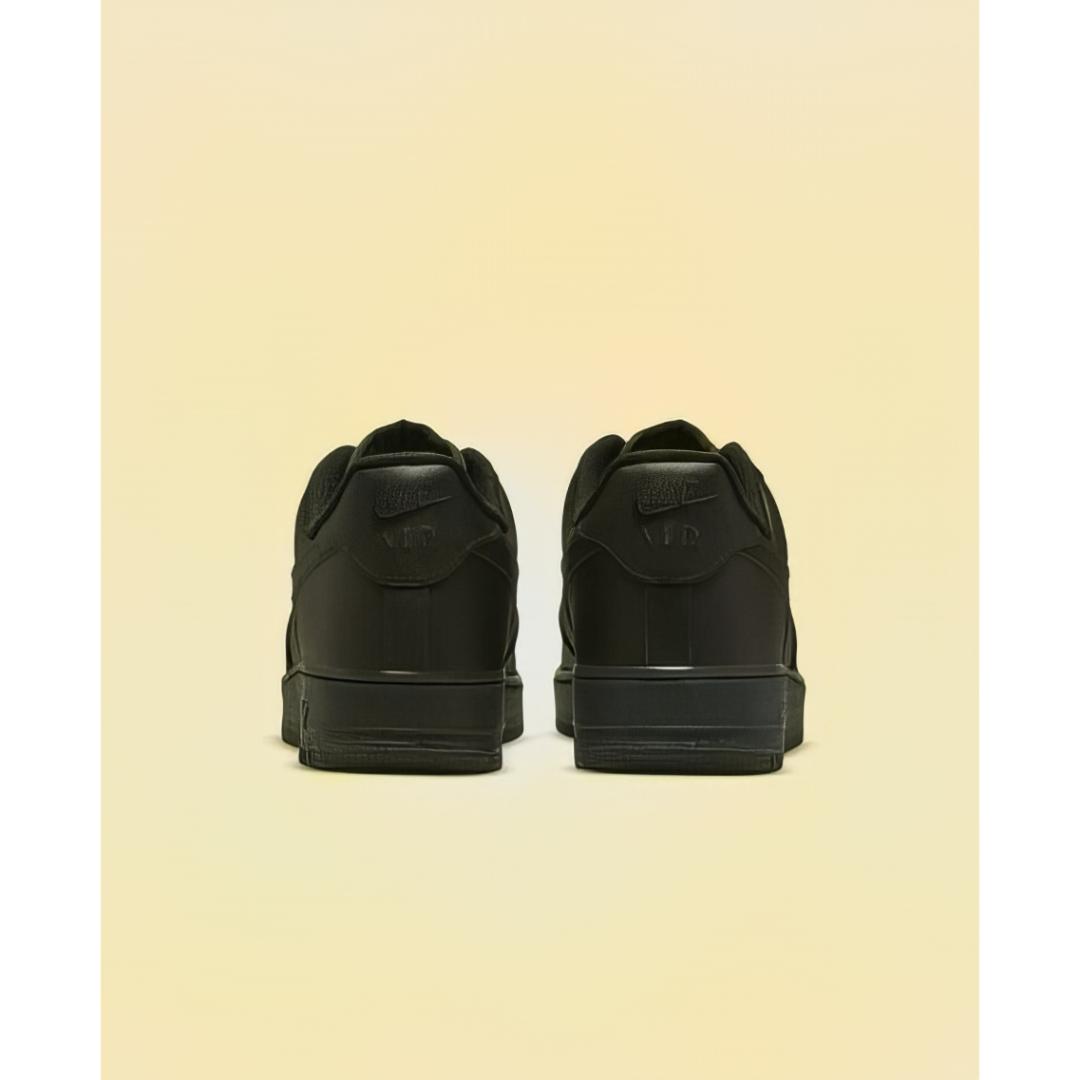 Nike Air force one low top sneakers Black unisex wide