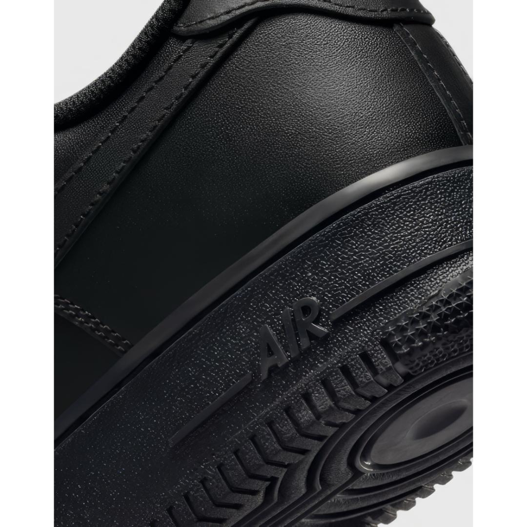 Nike Air force one low top sneakers Black unisex wide