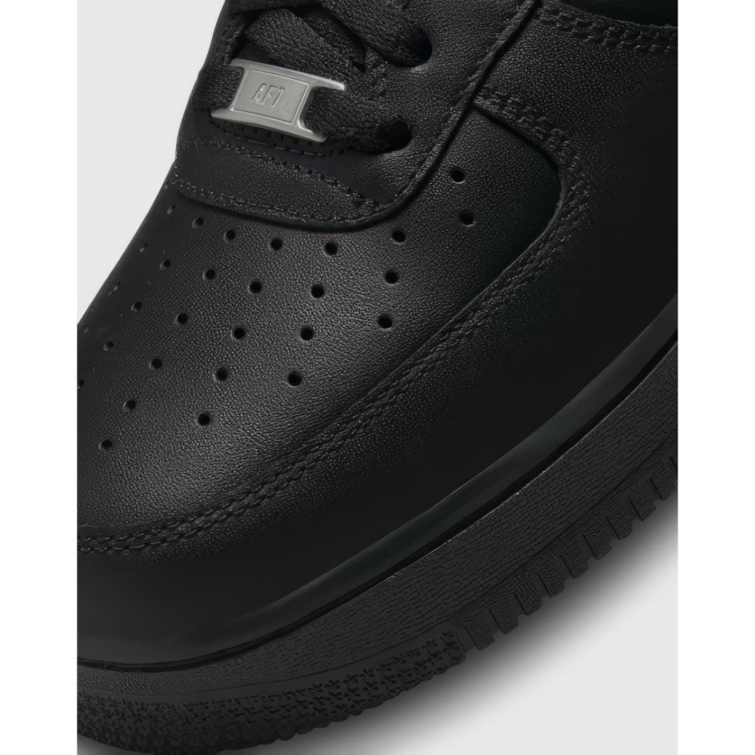Nike Air force one low top sneakers Black unisex wide