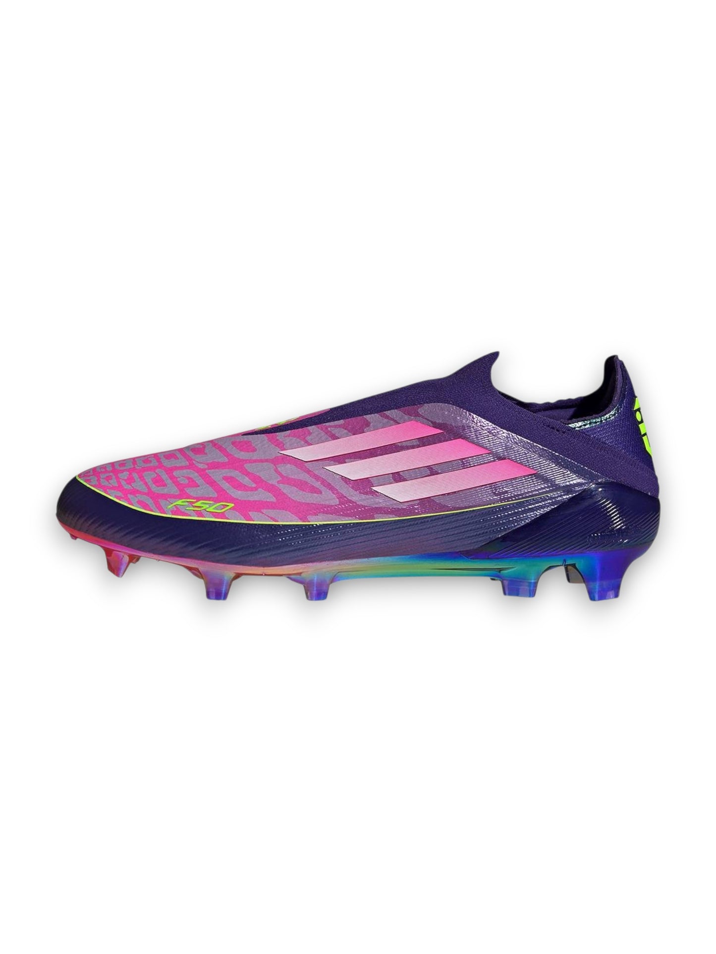 Tacos de Fútbol F50 Elite FG Lamine Yamal sin agujetas para Terreno Firme