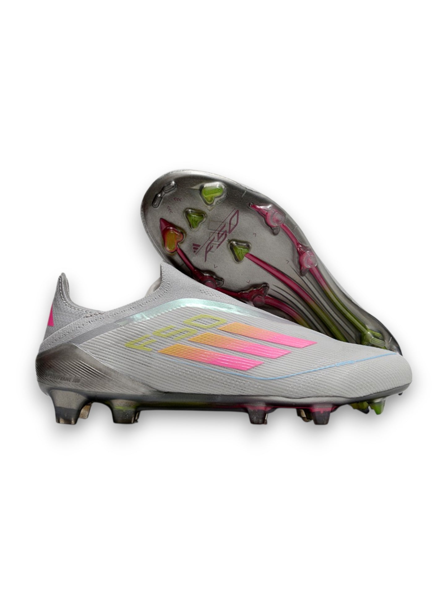 Tacos de Fútbol F50 ELITE sin agujetas para Terreno Firme