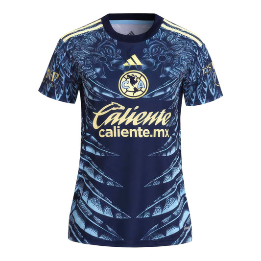 Jersey America FC stadium visitante para dama 25/26 aficion