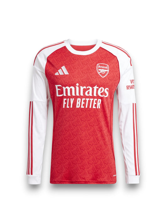 Jersey Arsenal Local Versión Aficionado Manga Larga Para Caballero 25/26