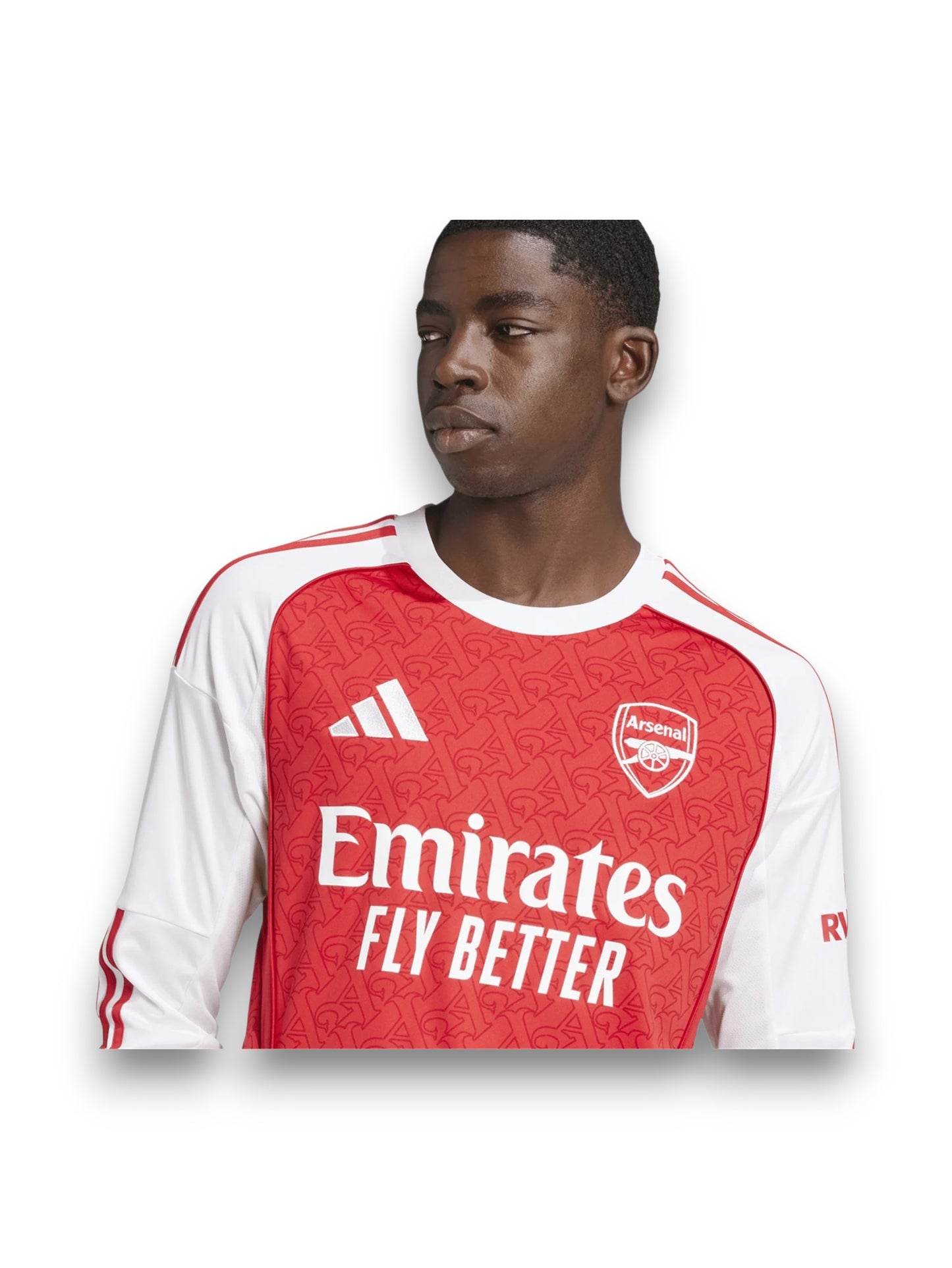 Jersey Arsenal Local Versión Aficionado Manga Larga Para Caballero 25/26