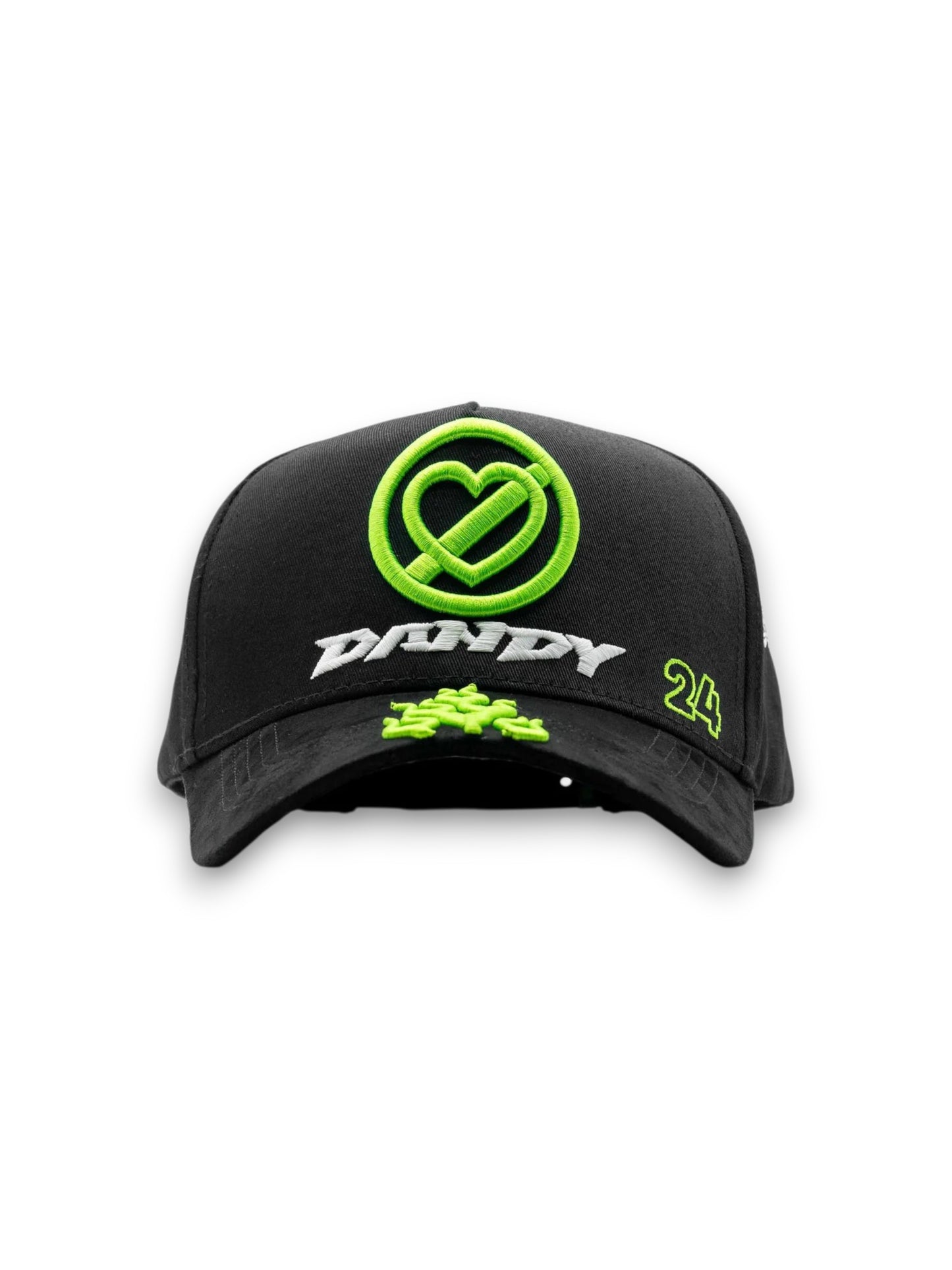 GORRA DANDY HANTS X FUERZA REGIDA // PERO NO TE ENAMORES P.N.T.E (GLOW IN THE DARK)