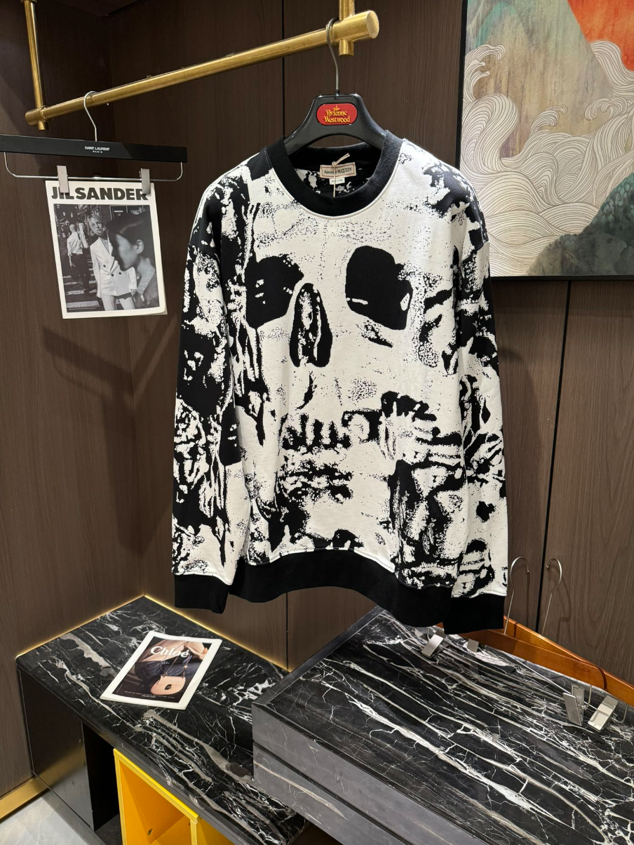 Sudadera Alexander Mc Queen patron calavera para hombre