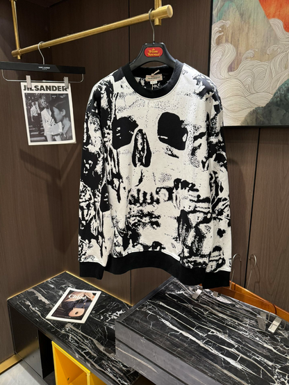 Sudadera Alexander Mc Queen patron calavera para hombre