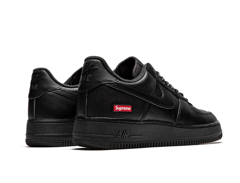 Nike Air force 1 low top negros SUPREME