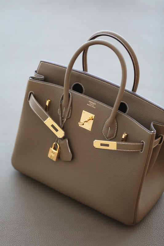 Hermès Birkin 30: La Definición del Lujo en Elephant Grey