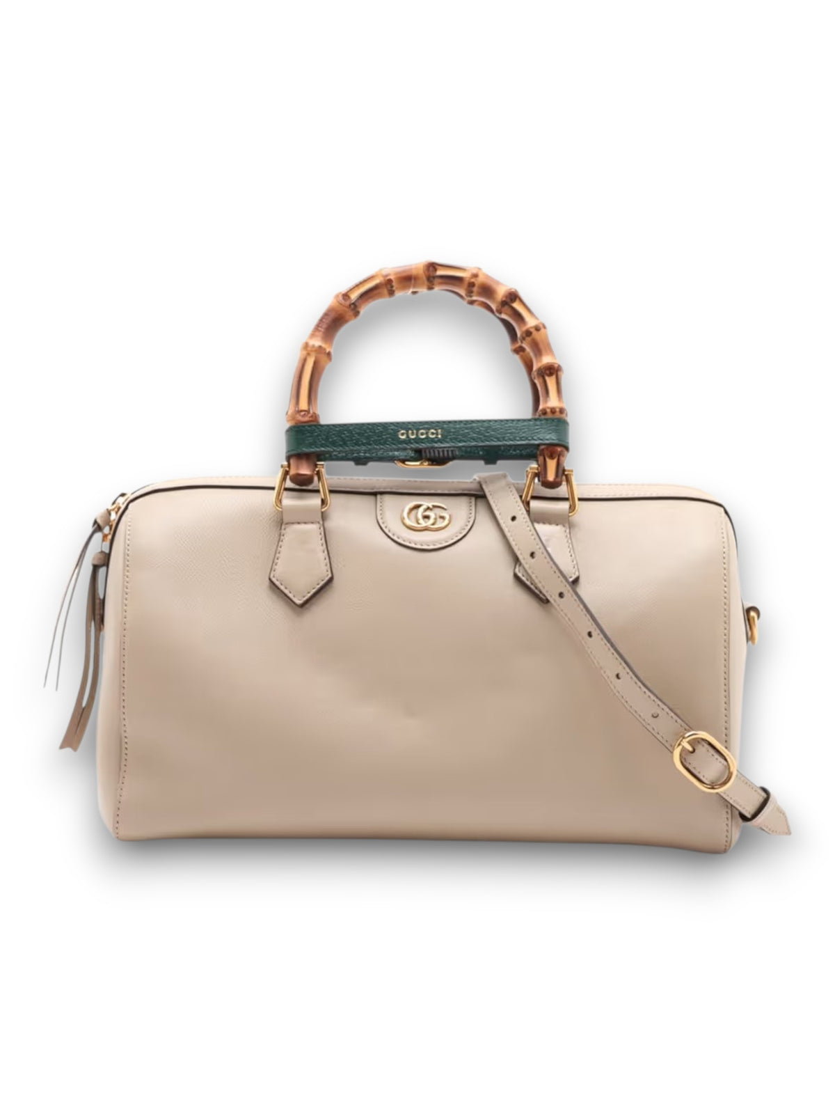Gucci Bolsa de Mano Diana NM Boston de Piel Con Asa de Bambú