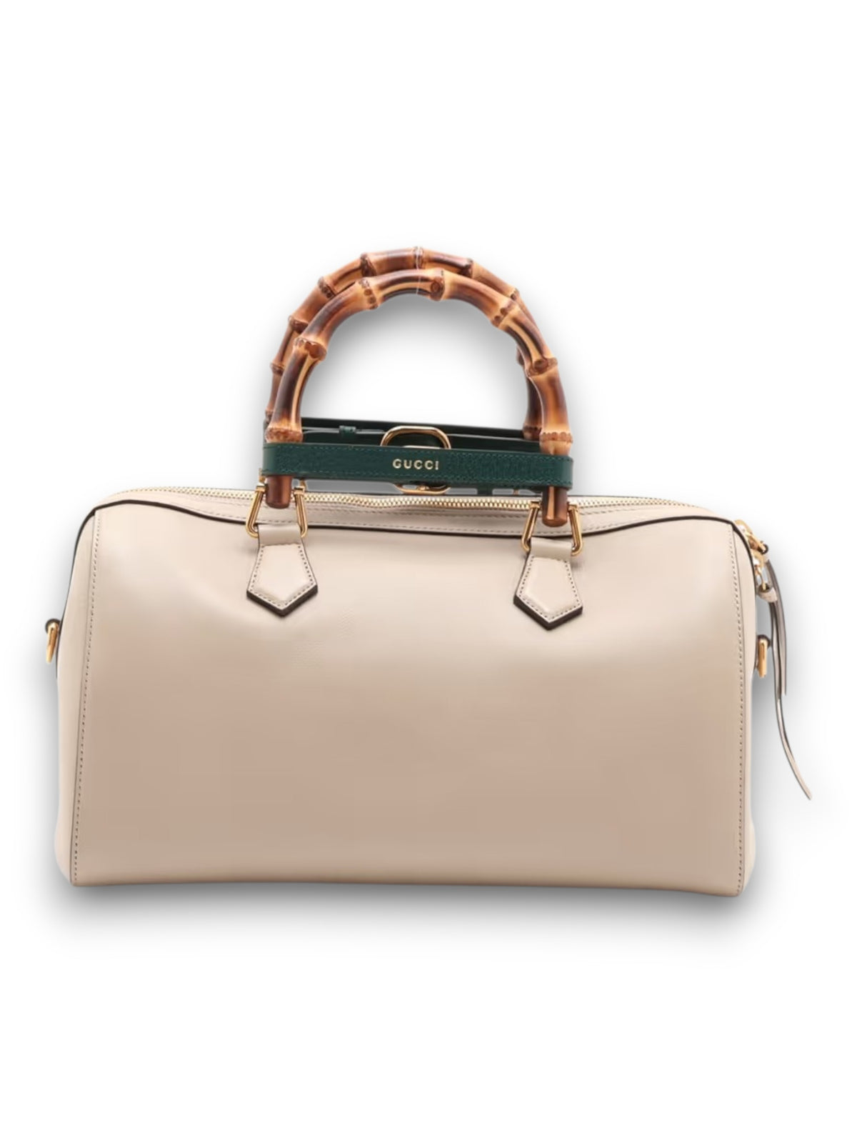 Gucci Bolsa de Mano Diana NM Boston de Piel Con Asa de Bambú