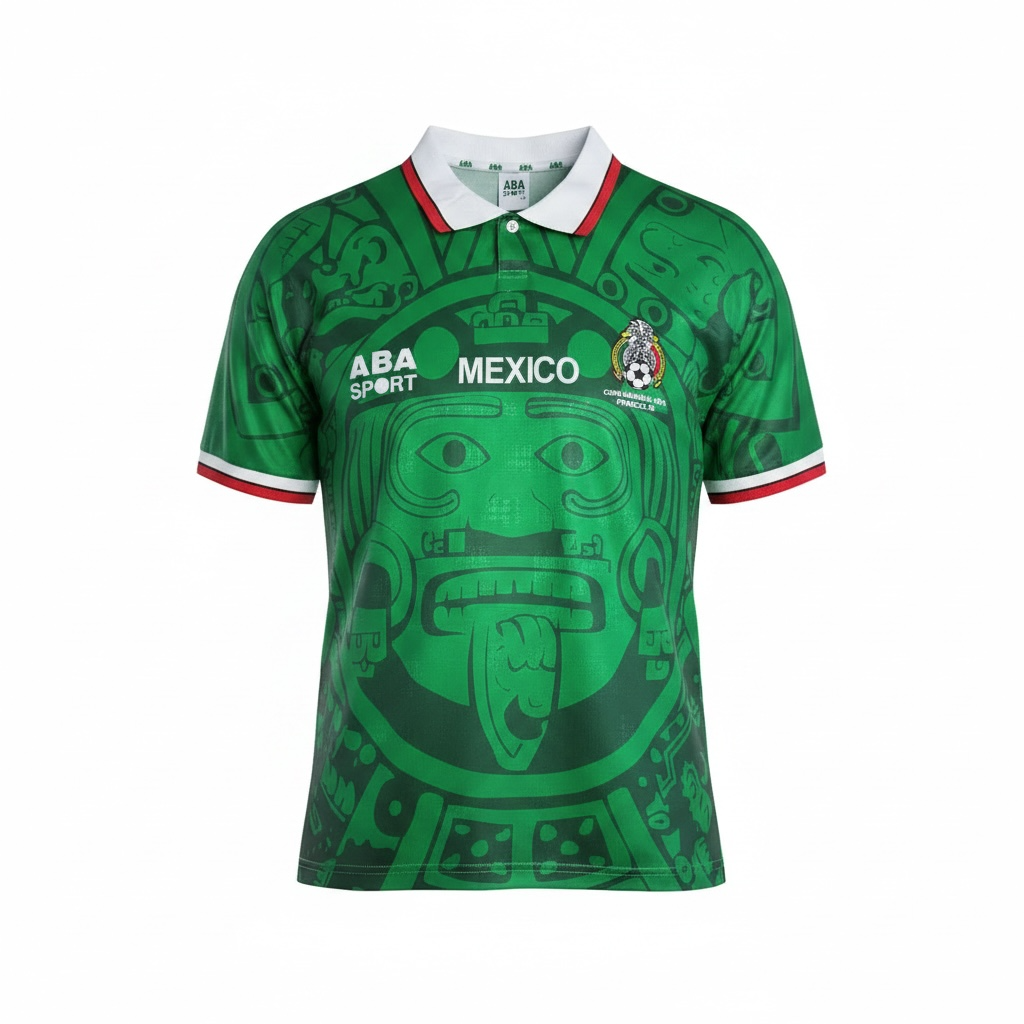 Jersey México local 1998 retro para hombre