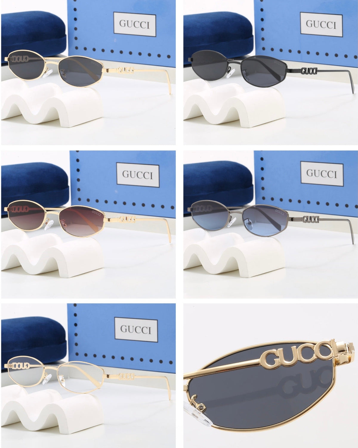 Gafas Gucci de Sol con Marco Ovalado GG1802S