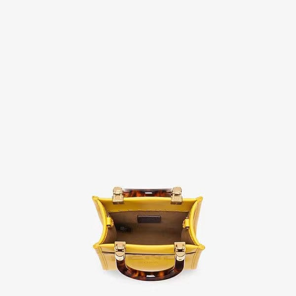 Fendi Sunshine Shopper Mini - Amarillo Vibrante