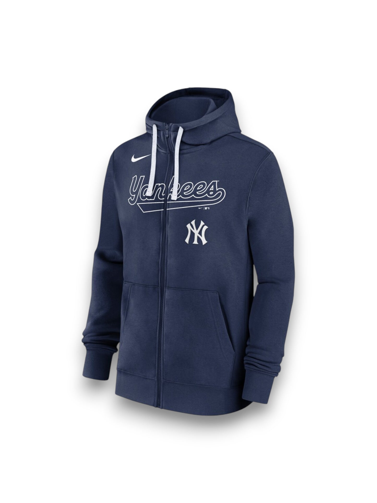 Sudadera Nike Azul Marino New York Yankees Knockout Script Full-Zip