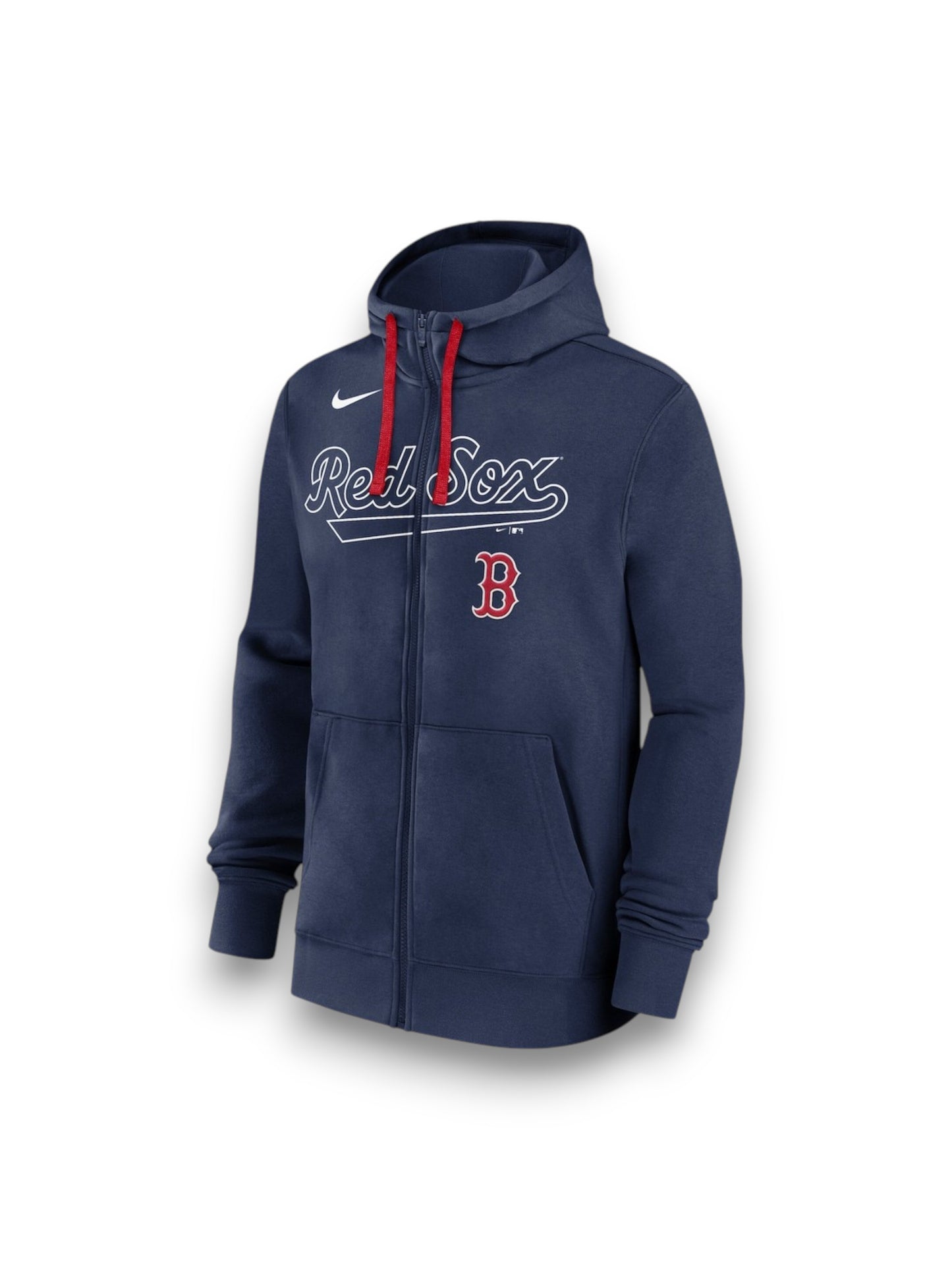 Sudadera Nike Azul Marino Boston Red Sox Knockout Script Full-Zip
