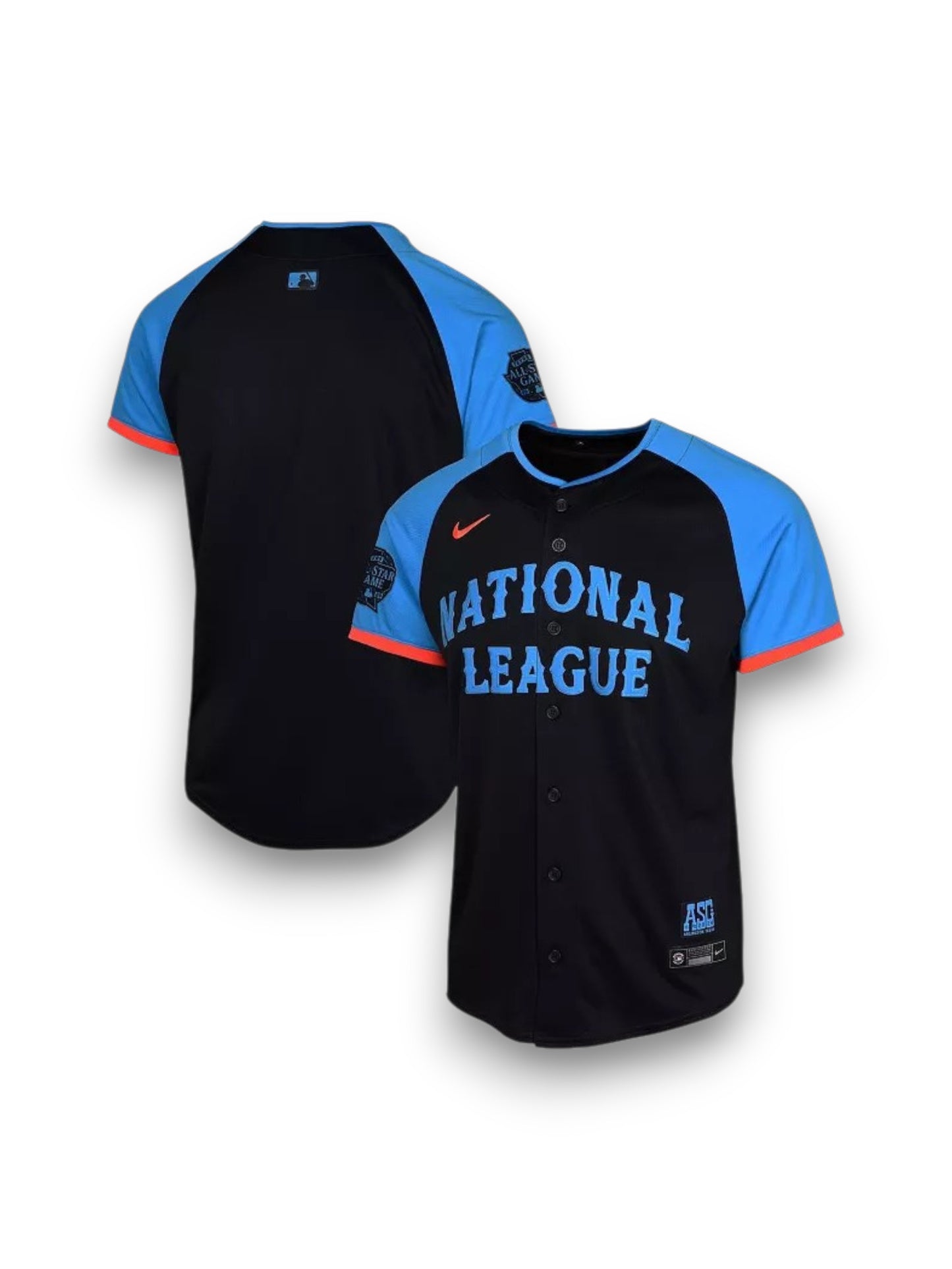 Jersey Nike Negra/Azul-Cielo MLB All-Star Game 2024 National League