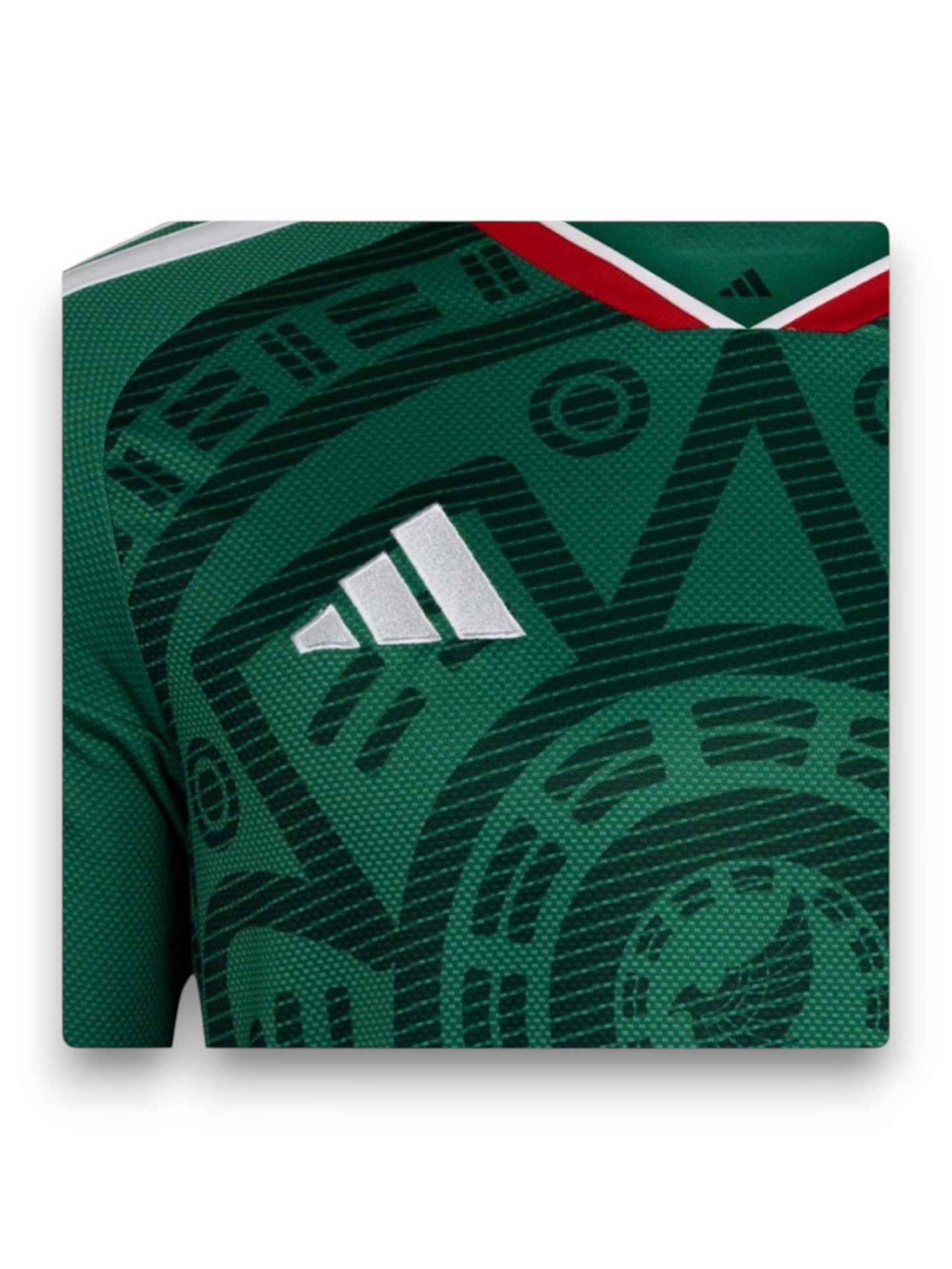 Jersey Adidas México Local Manga Larga 2026 / Versión Aficionado para Caballero