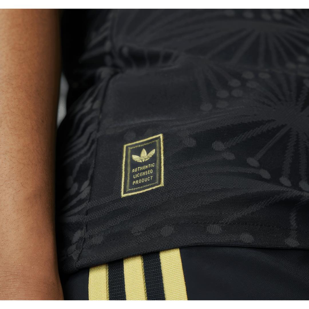 Camiseta de  Futbol seleccion Mexico Black/Gold 2025, para dama, Regular fit