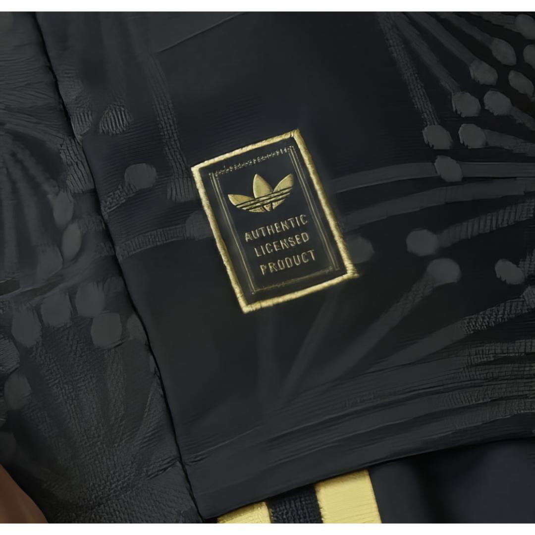 Camiseta de  Futbol seleccion Mexico Black/Gold 2025, para hombre, Regular fit