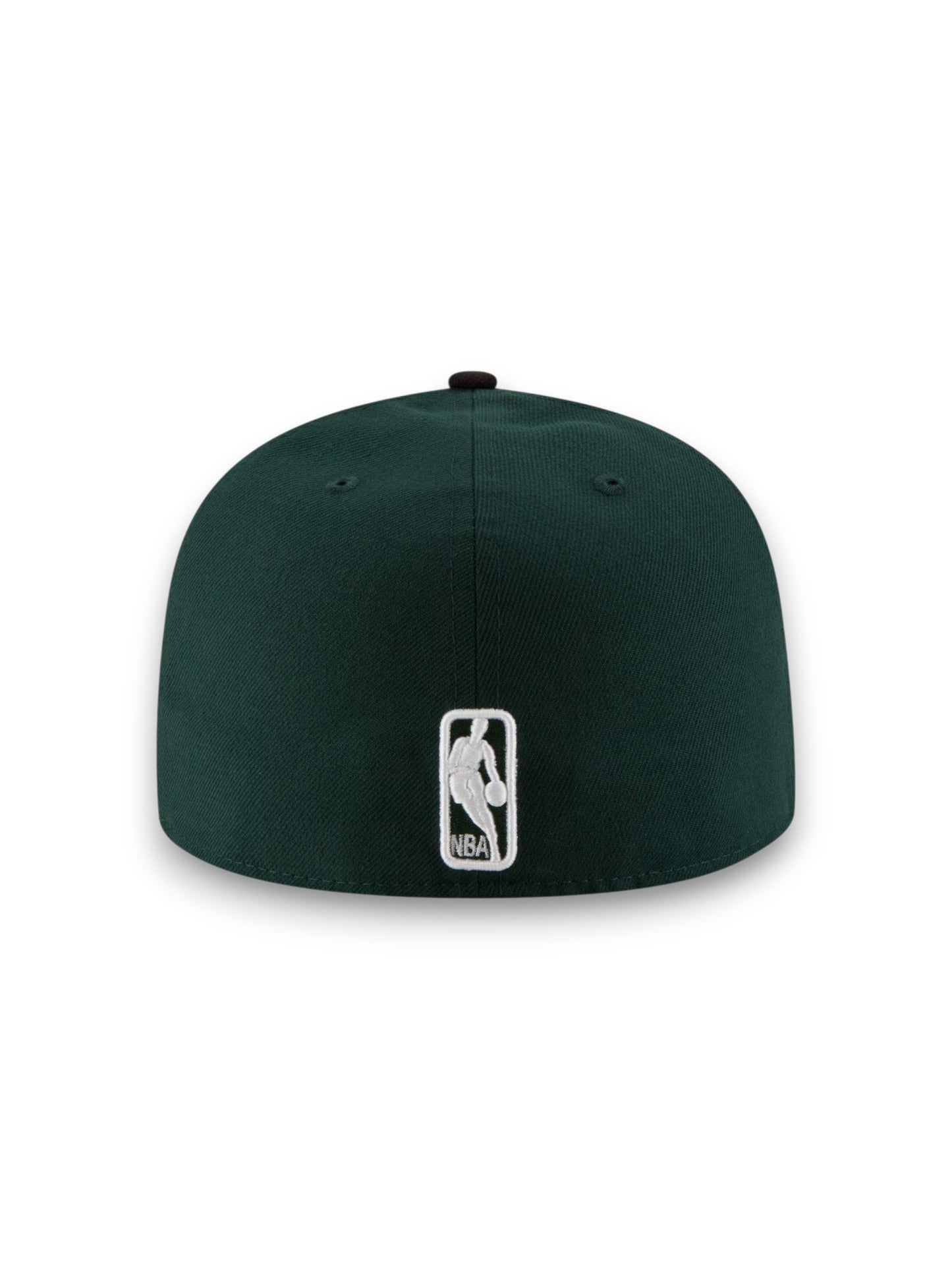 Gorra ajustada Milwaukee Bucks New Era Official Team Color 2Tone 59FIFTY - Verde/Negro