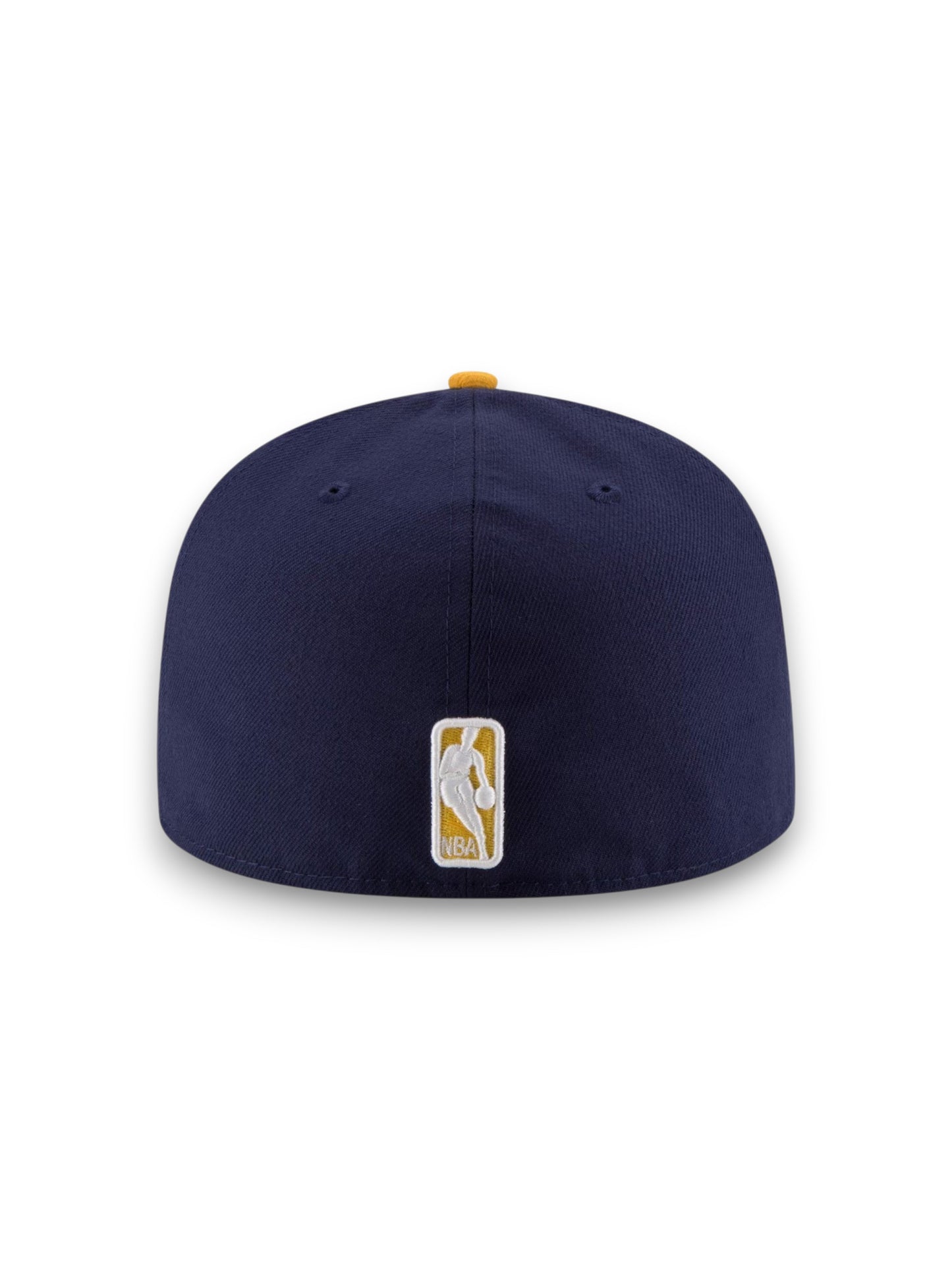 Gorra ajustada Indiana Pacers New Era Official Team Color 2Tone 59FIFTY - Azul marino/Amarillo