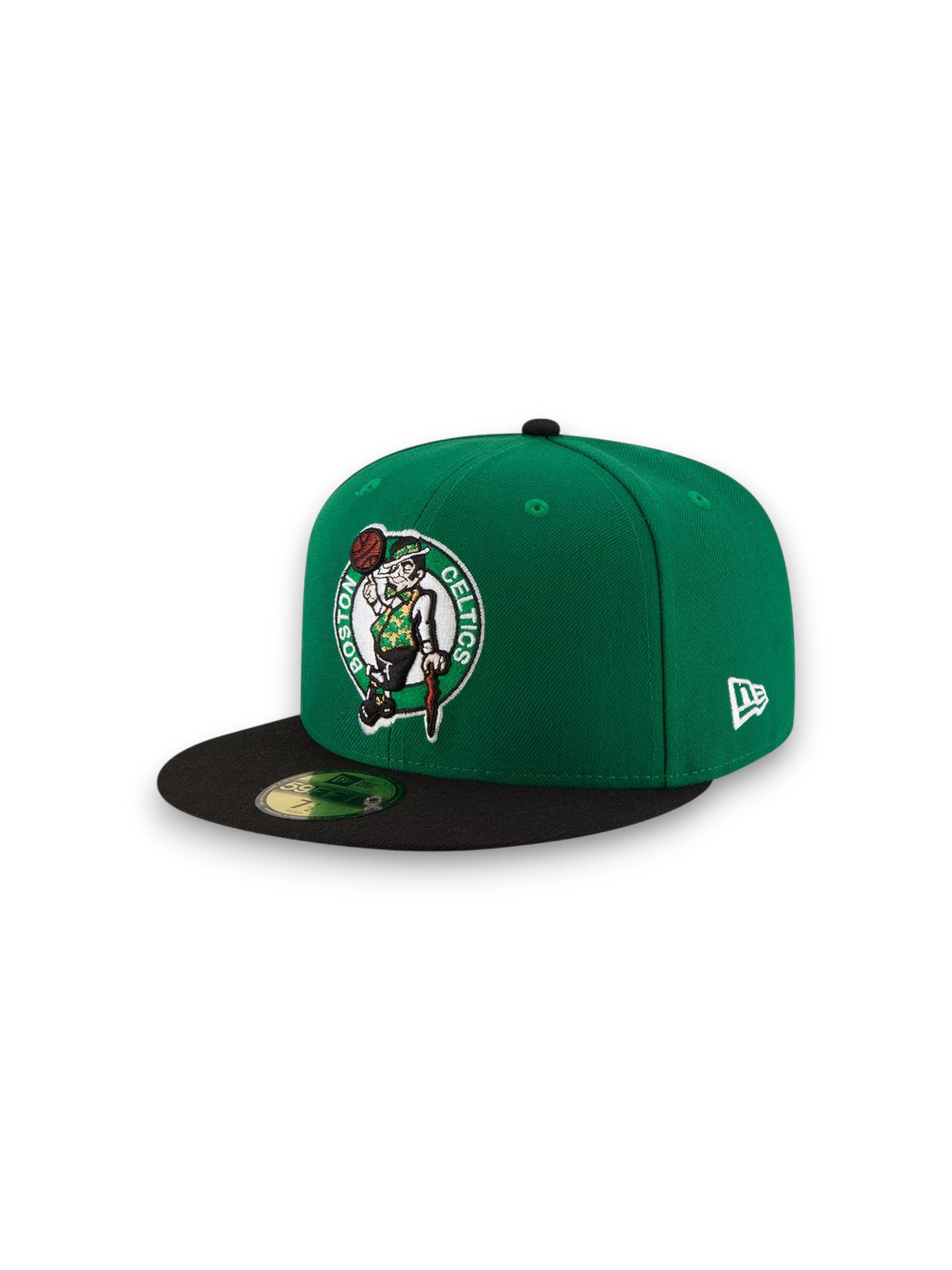 Gorra ajustada Boston Celtics New Era Official Team Color 2Tone 59FIFTY - Verde/Negro