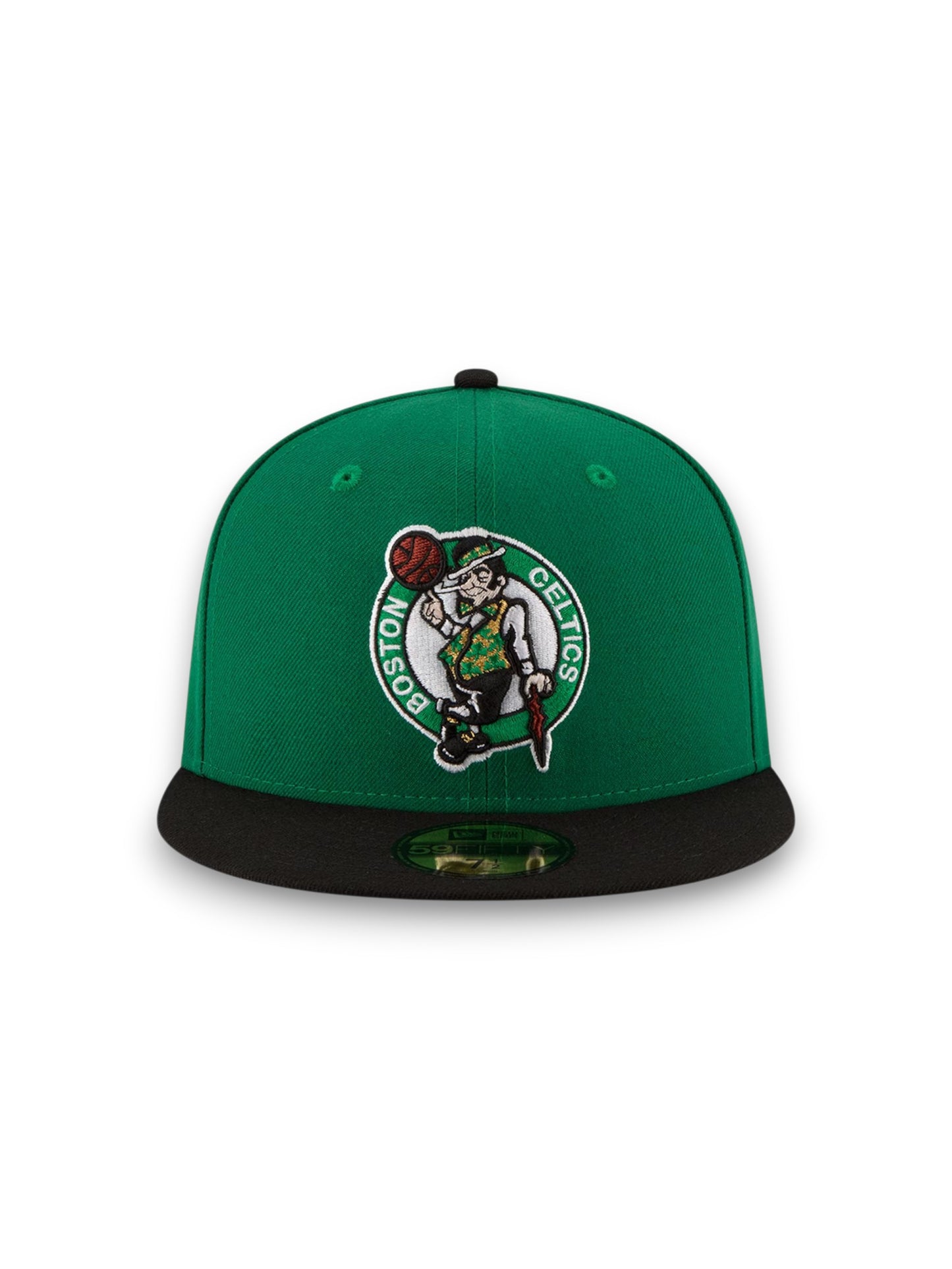 Gorra ajustada Boston Celtics New Era Official Team Color 2Tone 59FIFTY - Verde/Negro
