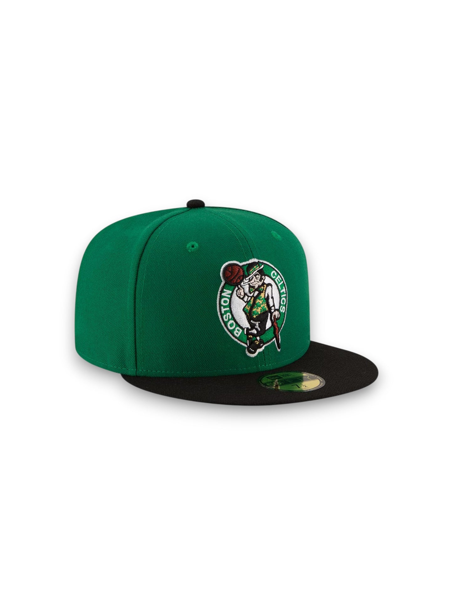 Gorra ajustada Boston Celtics New Era Official Team Color 2Tone 59FIFTY - Verde/Negro