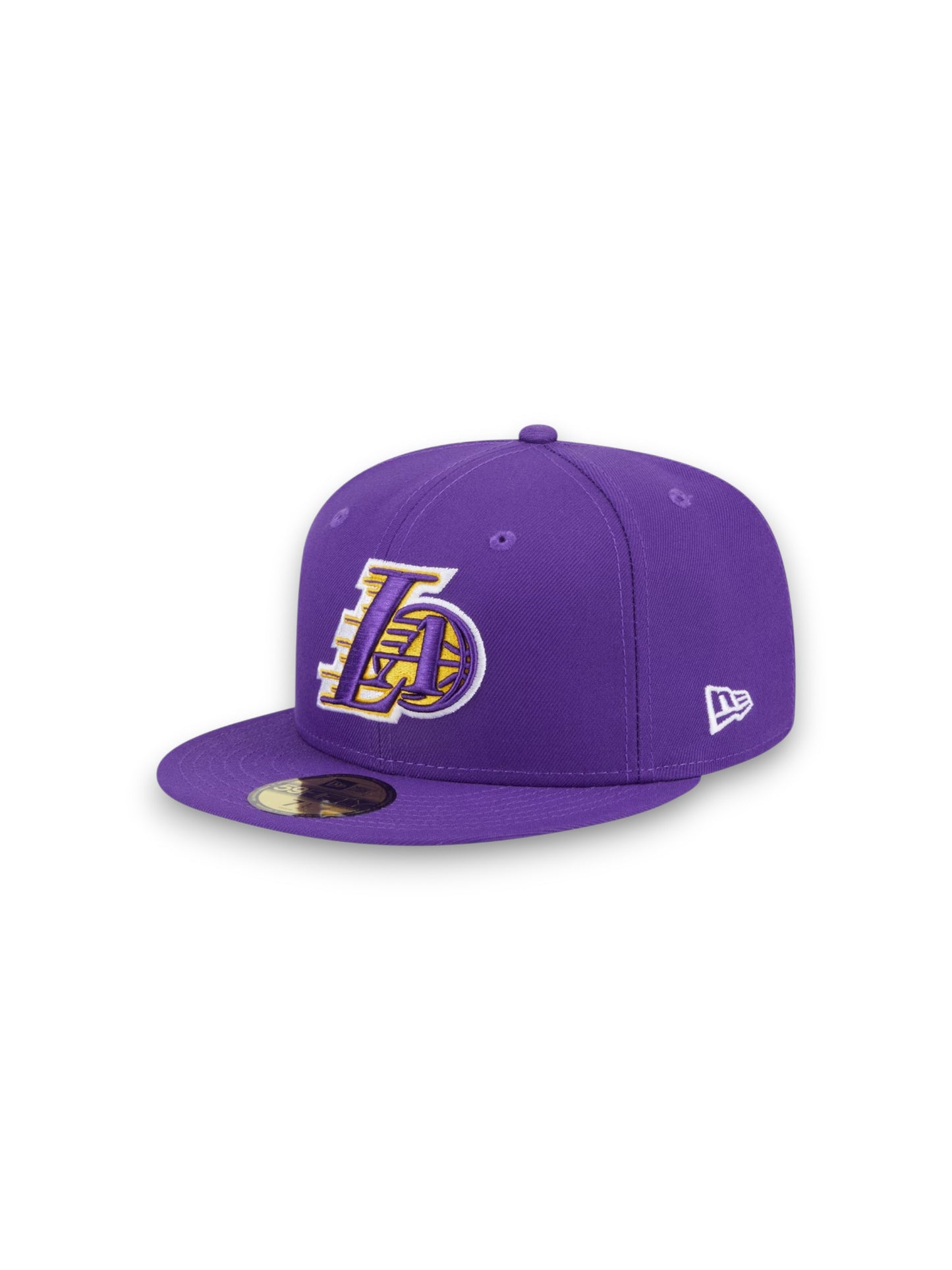 Gorra ajustada New Era Deceptor 59FIFTY de Los Angeles Lakers - Morada