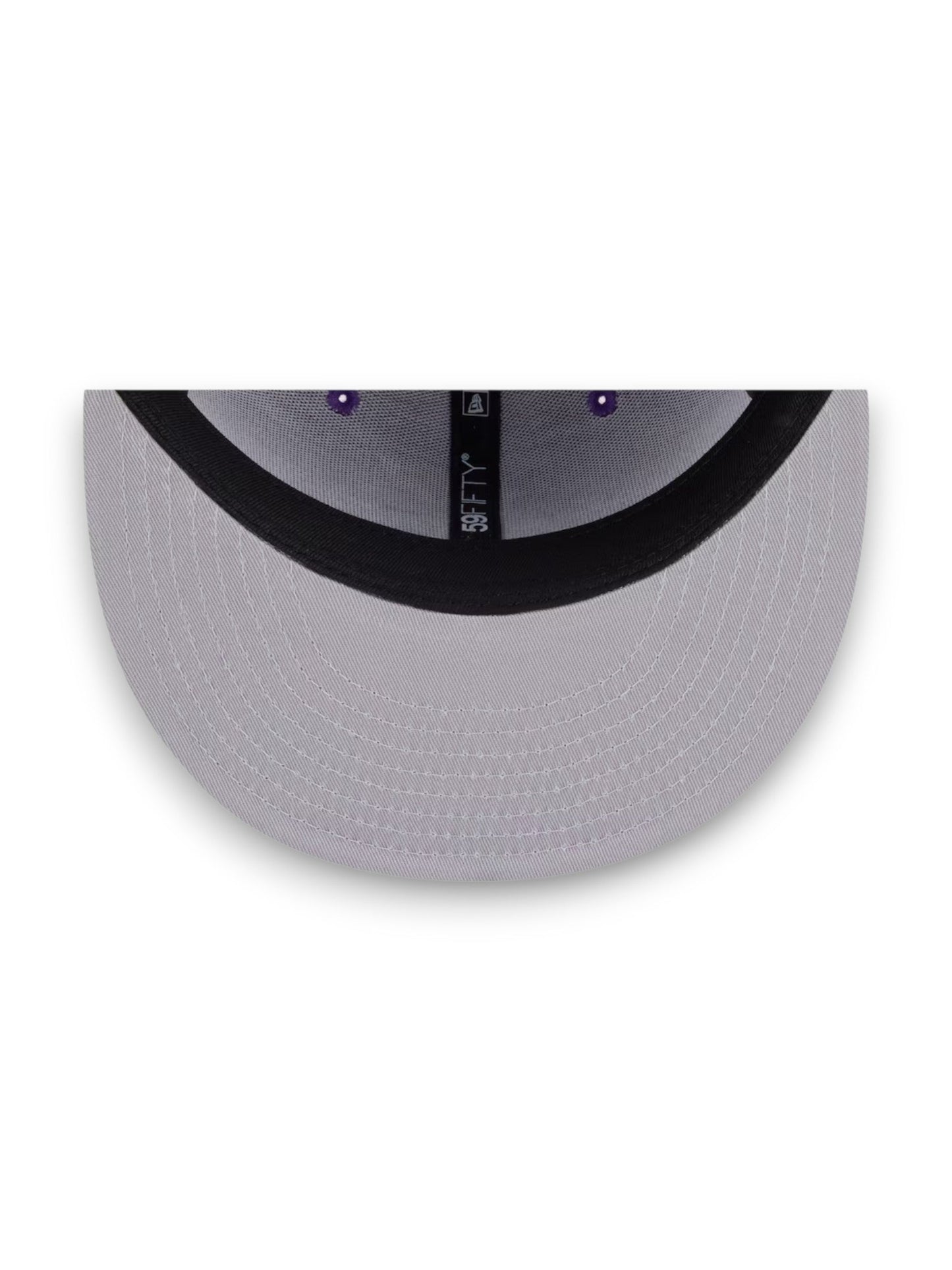 Gorra ajustada New Era Deceptor 59FIFTY de Los Angeles Lakers - Morada