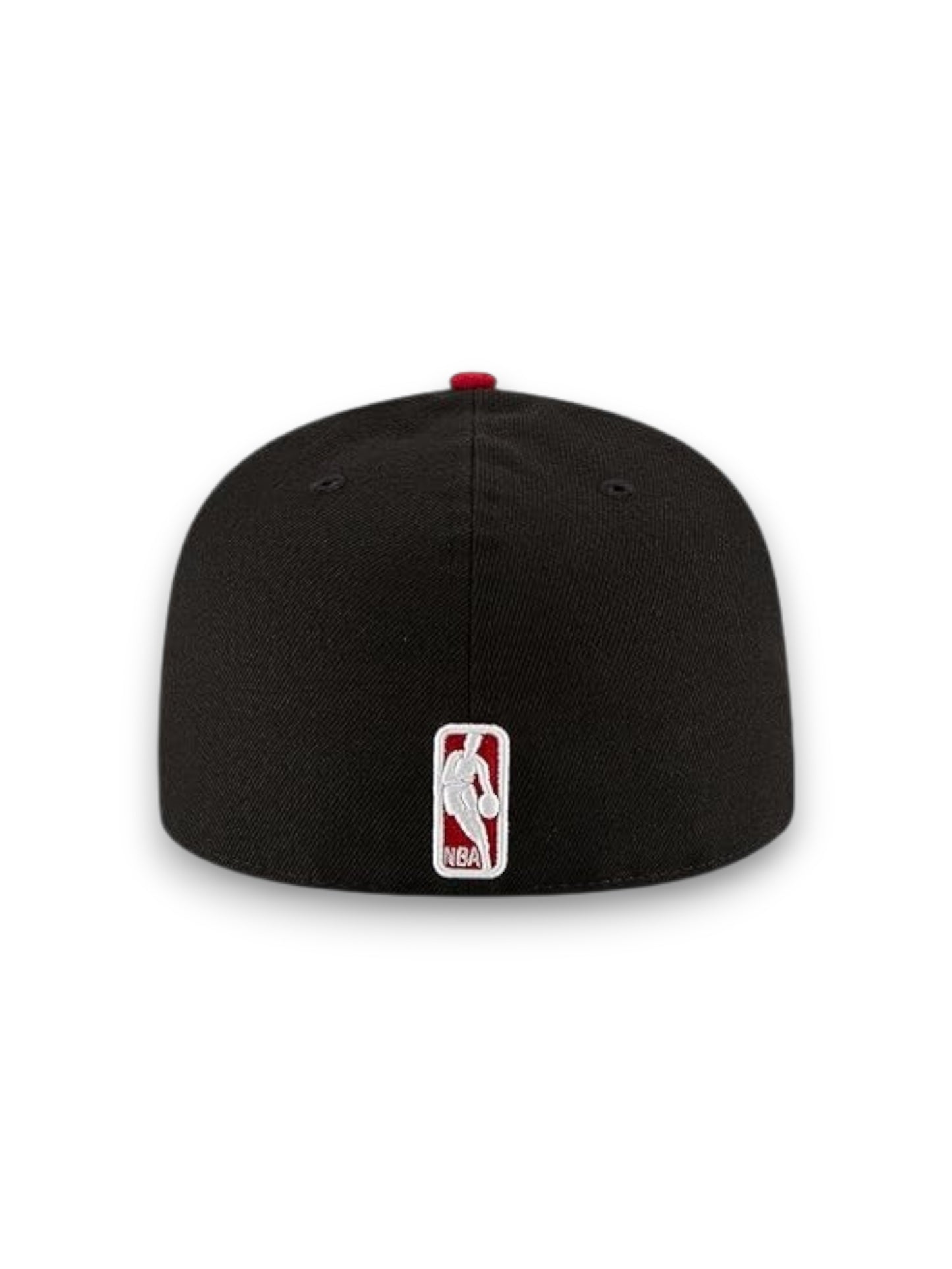 Gorra ajustada con logo Rojo y negro 59FIFTY de New Era de los Miami Heat