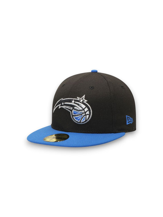 Gorro ajustado 59FIFTY de Orlando Magic New Era Official Team Color 2Tone - Negro/Azul