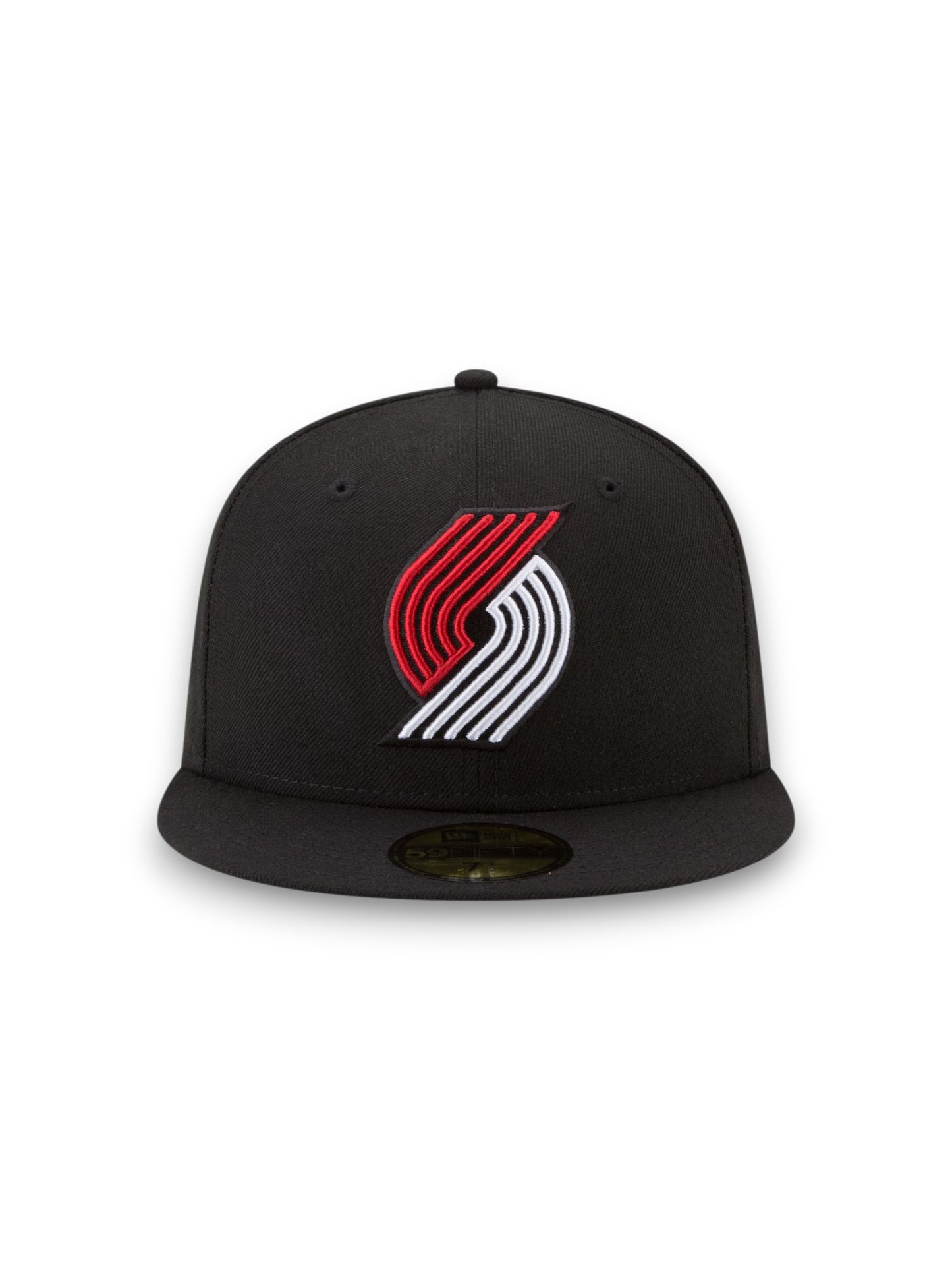 Gorra ajustada 59FIFTY color oficial del equipo New Era de los Portland Trail Blazers - Negro