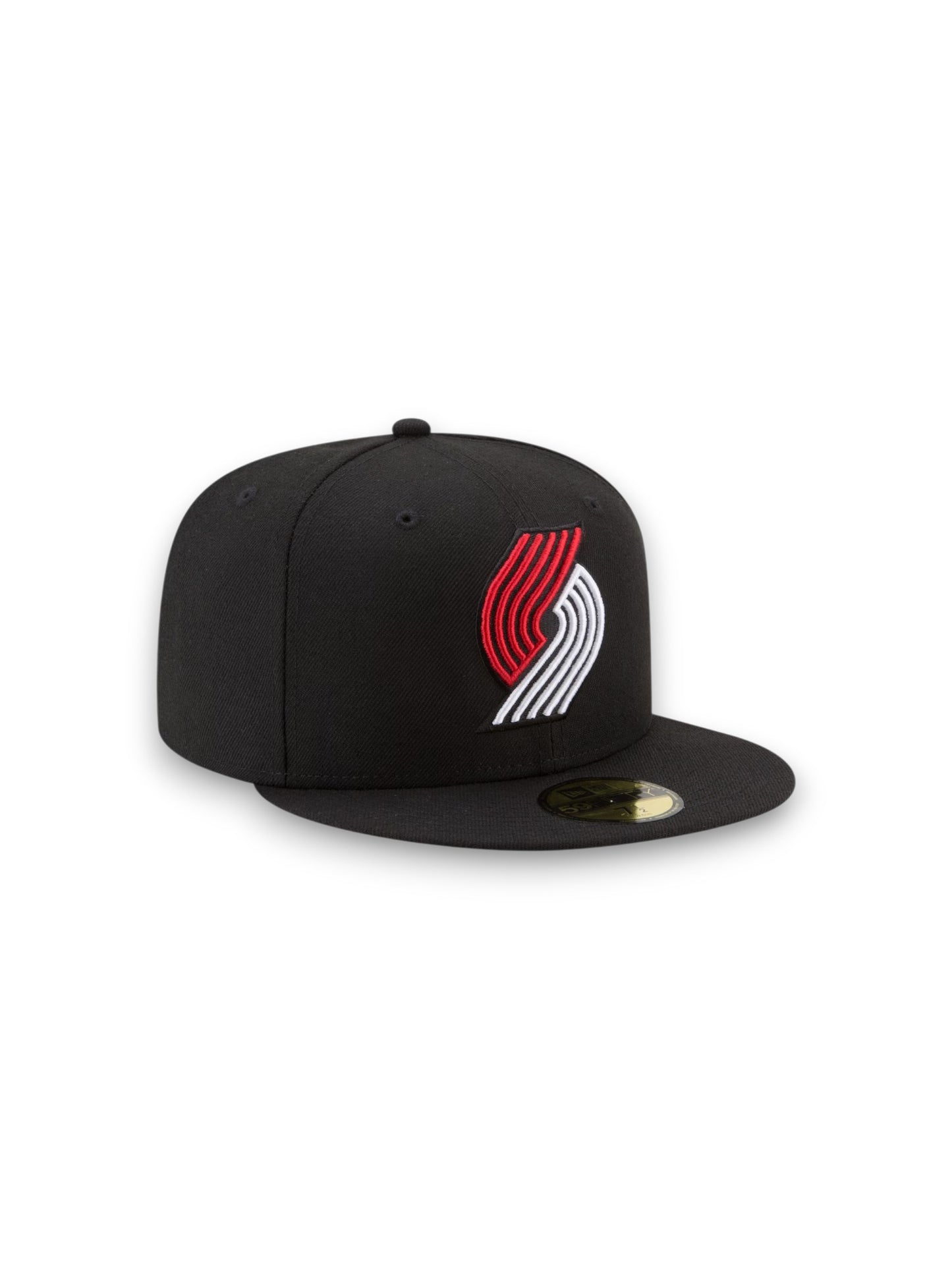 Gorra ajustada 59FIFTY color oficial del equipo New Era de los Portland Trail Blazers - Negro