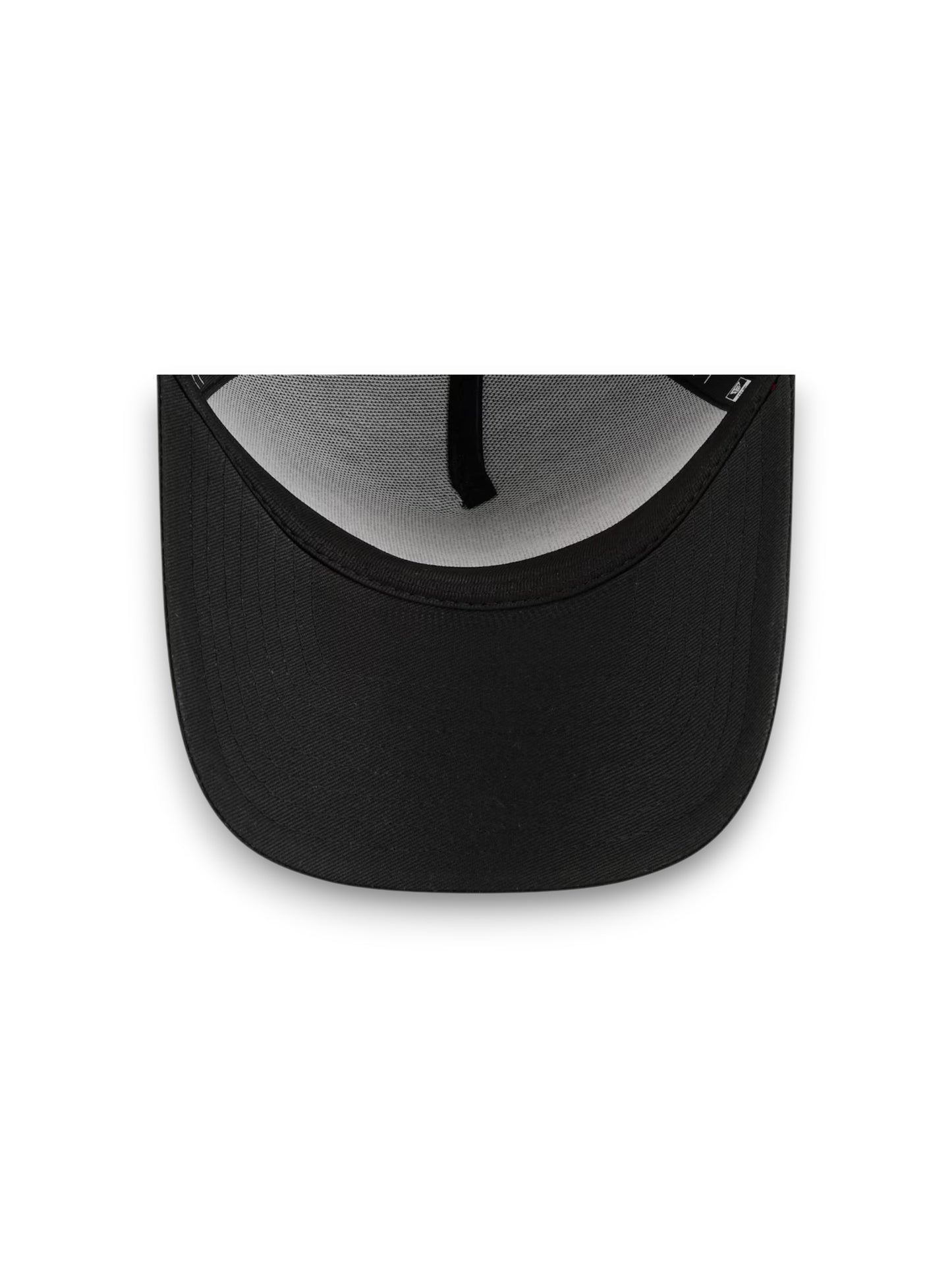 Gorra unisex ajustable New Era x Malbon Golf 9FORTY A-Frame de los Chicago Bulls Negra