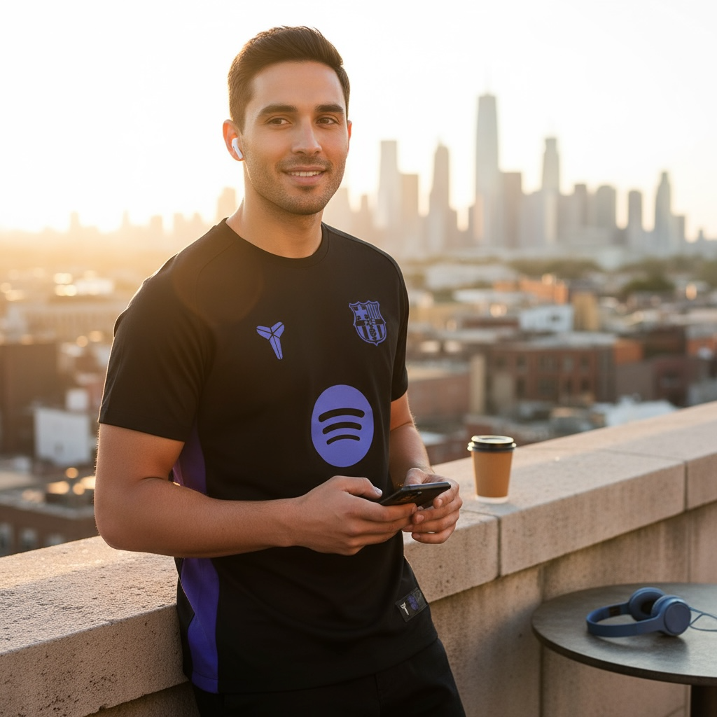 Nike JSY Barcelona FC visita afición by Mamba para hombre, regular fit 25/26