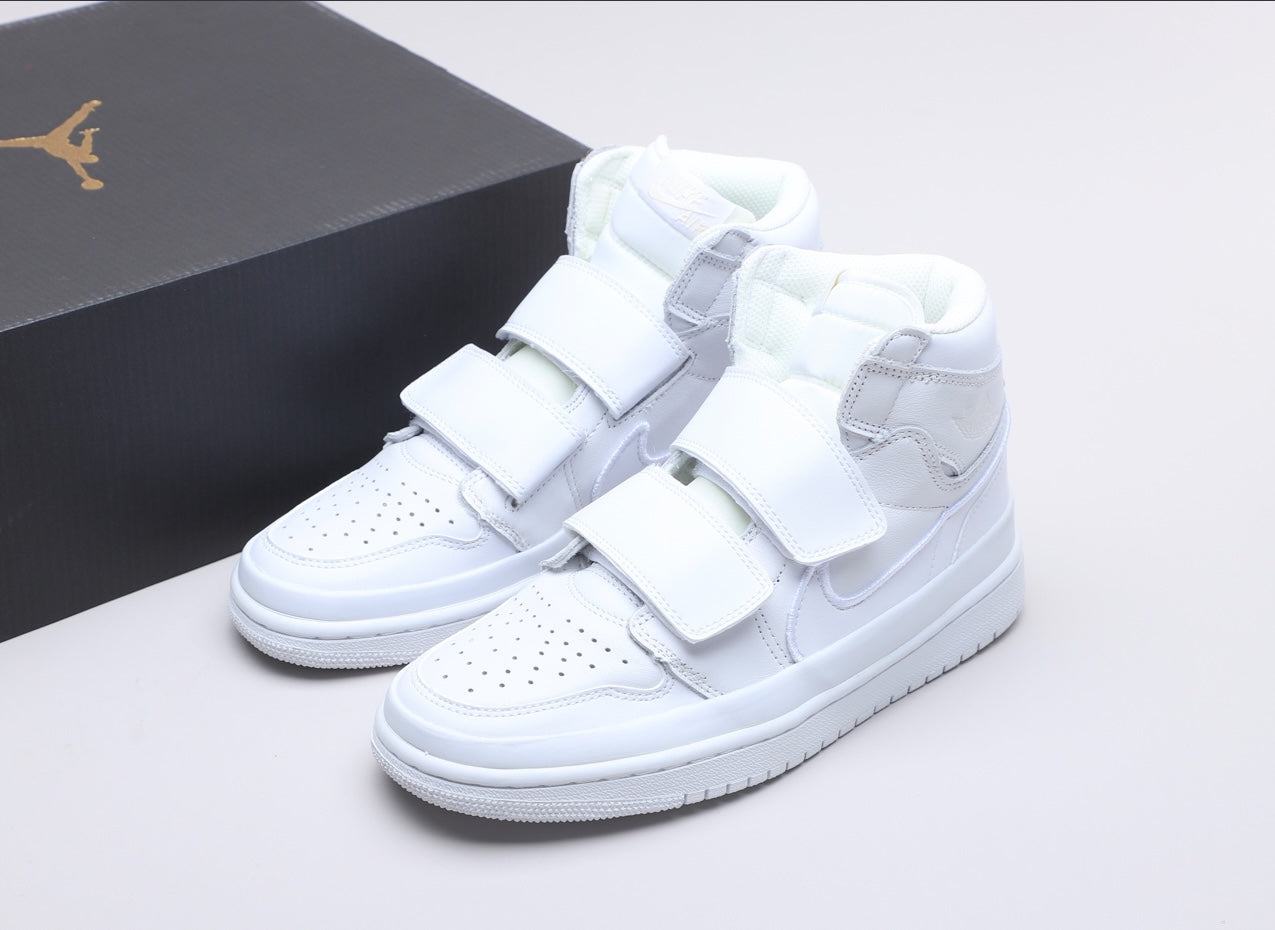 Air Jordan 1 retro doble strap blanco