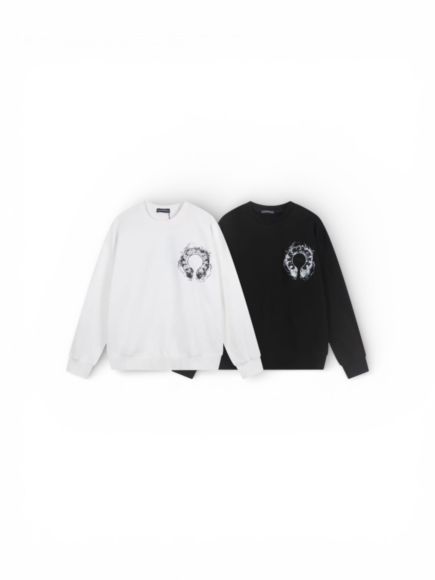 Sweatshirt chrome hearts oversize unisex