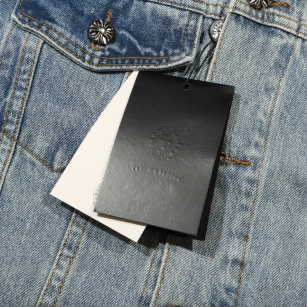 Chrome Hearts Denim Jacket oversize unisex