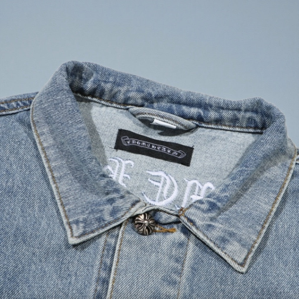 Chrome Hearts Denim Jacket oversize unisex