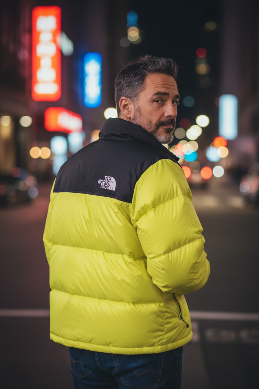 The North Face 1996 Nuptse 700 Jacket electric green