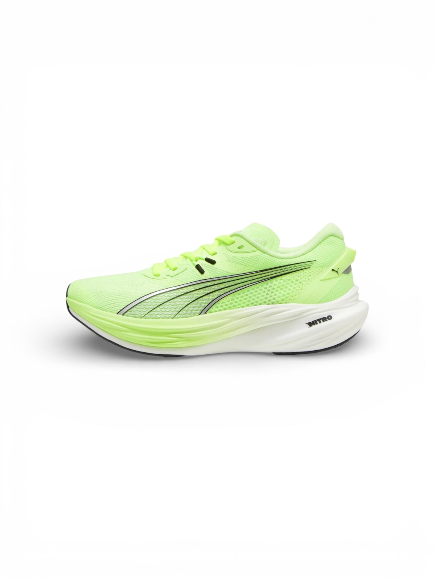 Puma Deviate Nitro 3 color verde con placa de carbono