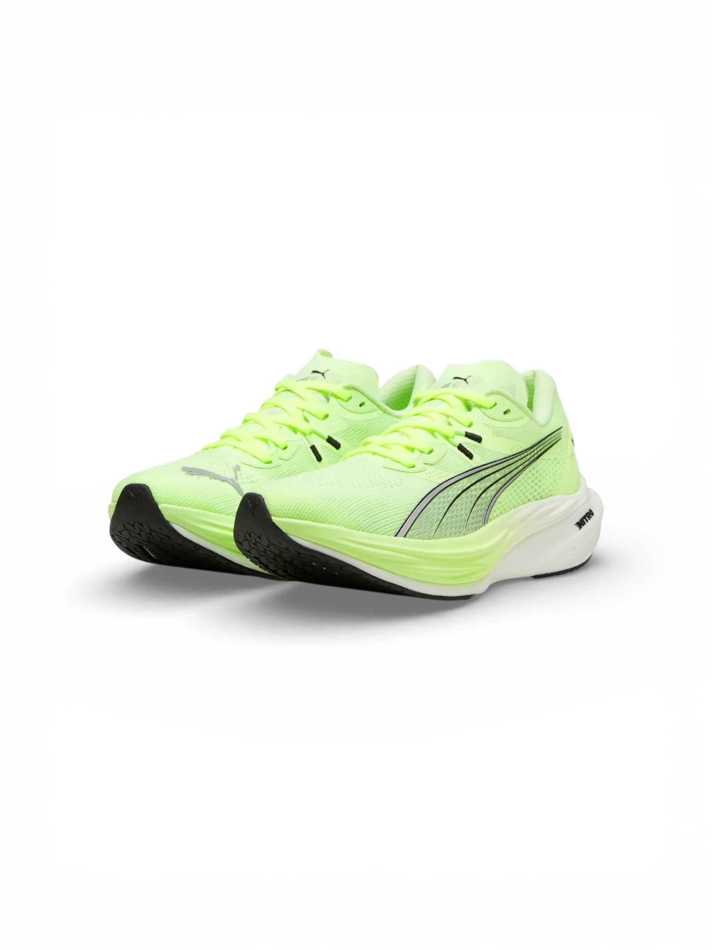 Puma Deviate Nitro 3 color verde con placa de carbono
